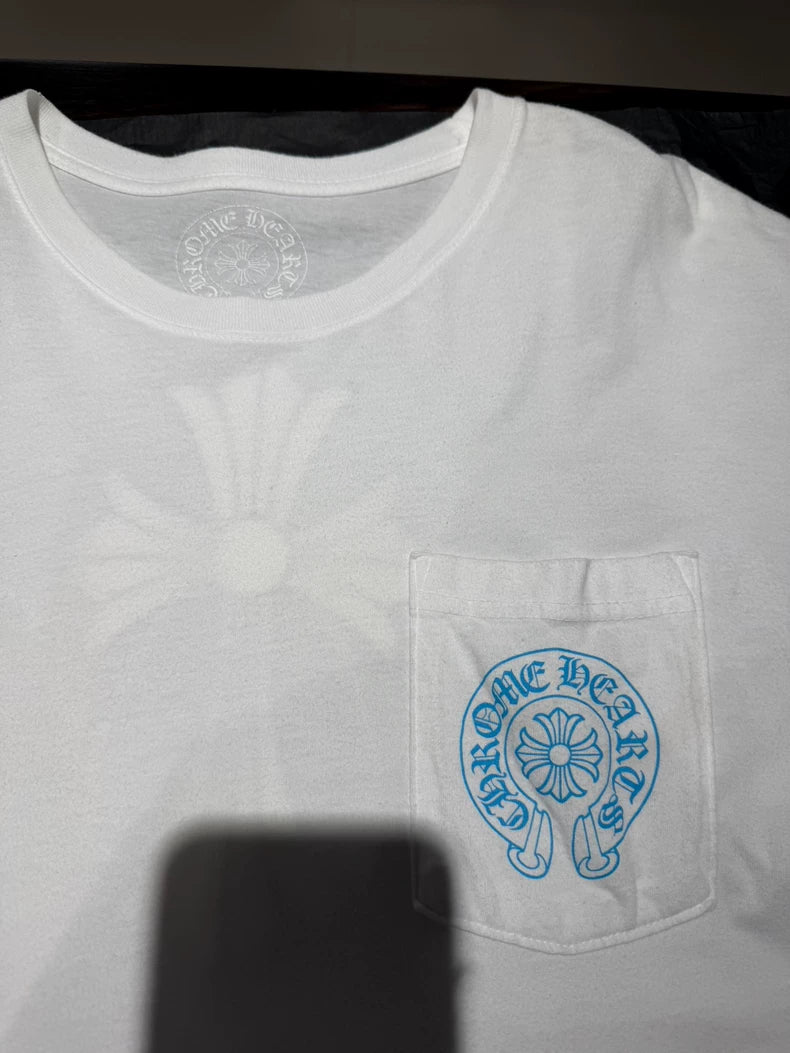 Chrome Hearts Miami Exclusive Blue Cross T-Shirt