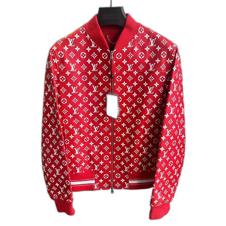 Louis Vuitton x Supreme Red Printed Jacket