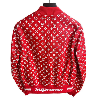 Louis Vuitton x Supreme Red Printed Jacket