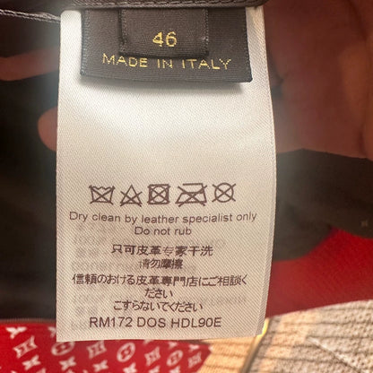 Louis Vuitton x Supreme Red Printed Jacket