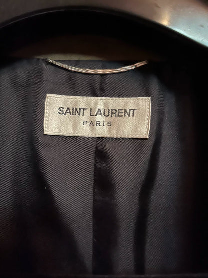 Brown Suede Jacket by Saint Laurent Paris