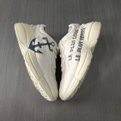 Gucci Rhyton White Platform Sneakers for Men 0079