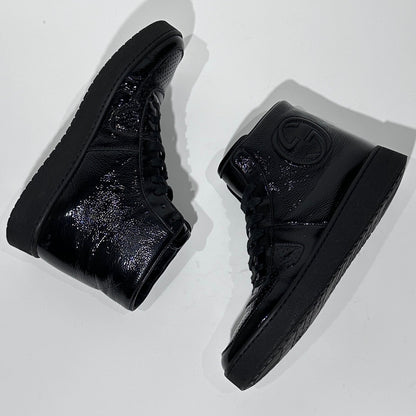Gucci Stylish High-Top Sneakers in Black 0079