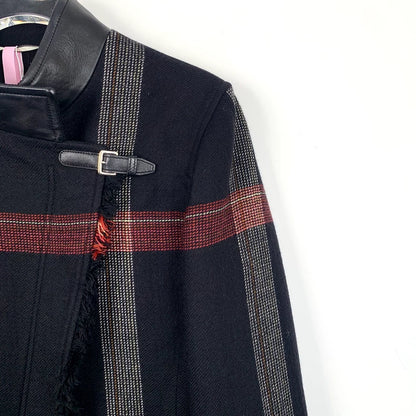 Hermes Color Block Striped Wool Jacket