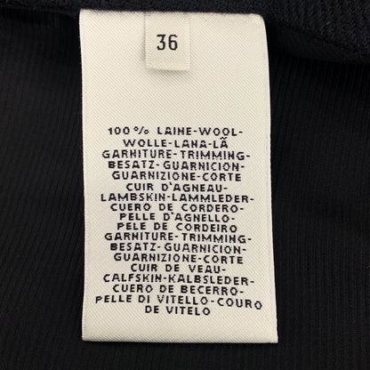 Hermes Color Block Striped Wool Jacket