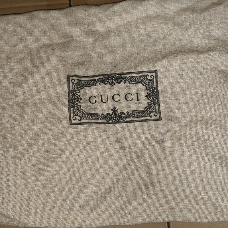 Gucci Blue and Brown Platform Slides 0079