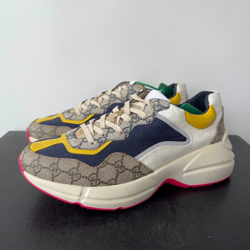 Gucci Rhyton Low-Top Printed Dad Sneakers 0079