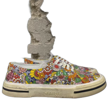 Celine Floral Skate Shoes Size 42
