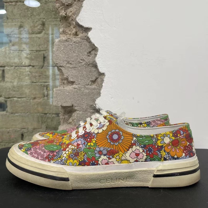 Celine Floral Skate Shoes Size 42