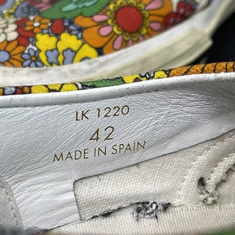 Celine Floral Skate Shoes Size 42