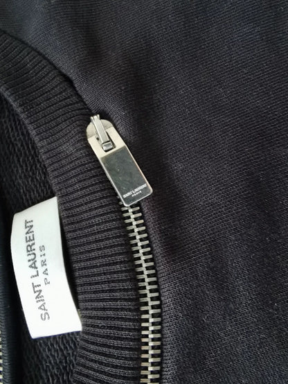 Saint Laurent Paris Wool Shearling Sleeveless Vest