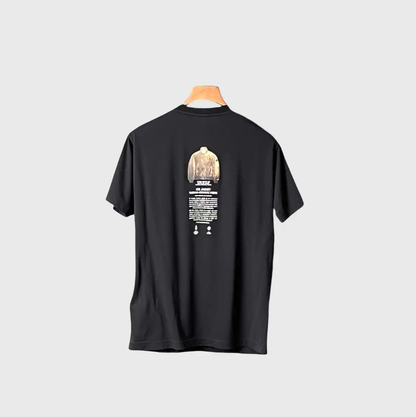 Stone Island Black Cotton Logo T-Shirt 0089