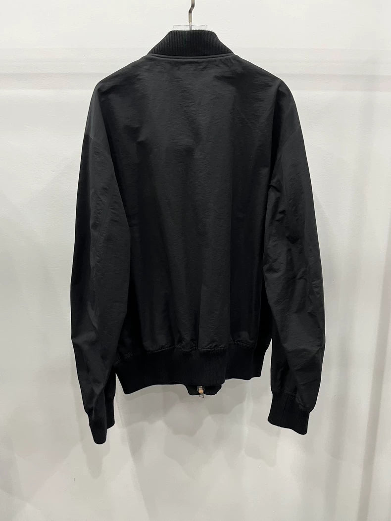 Bottega Veneta Black Bomber Jacket