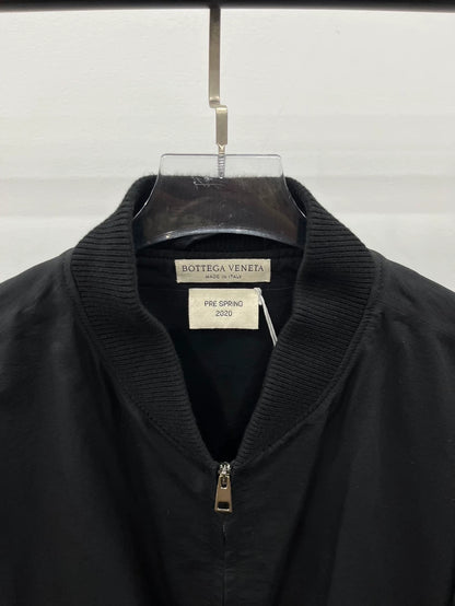 Bottega Veneta Black Bomber Jacket