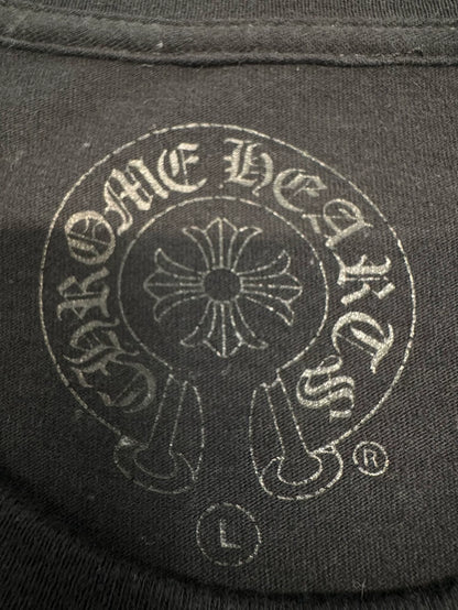 Chrome Hearts Black Skull Long Sleeve Shirt-yf