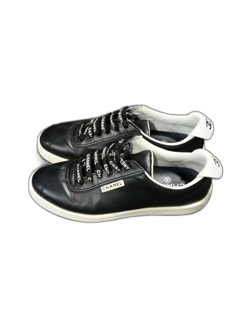 Black Logo Sneakers from Chanel