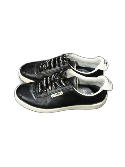 Black Logo Sneakers from Chanel