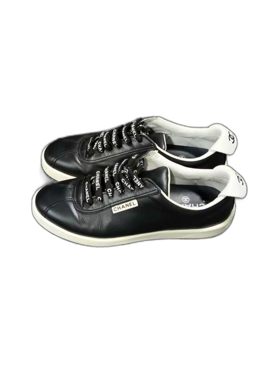 Black Logo Sneakers from Chanel