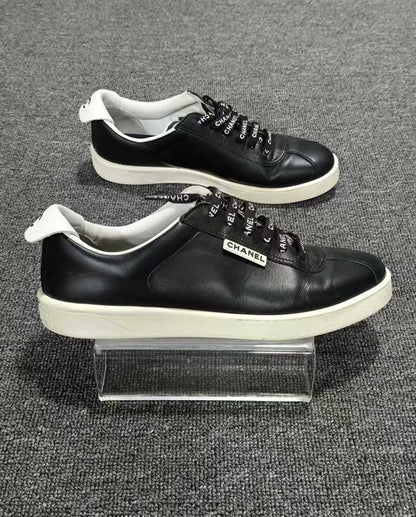 Black Logo Sneakers from Chanel