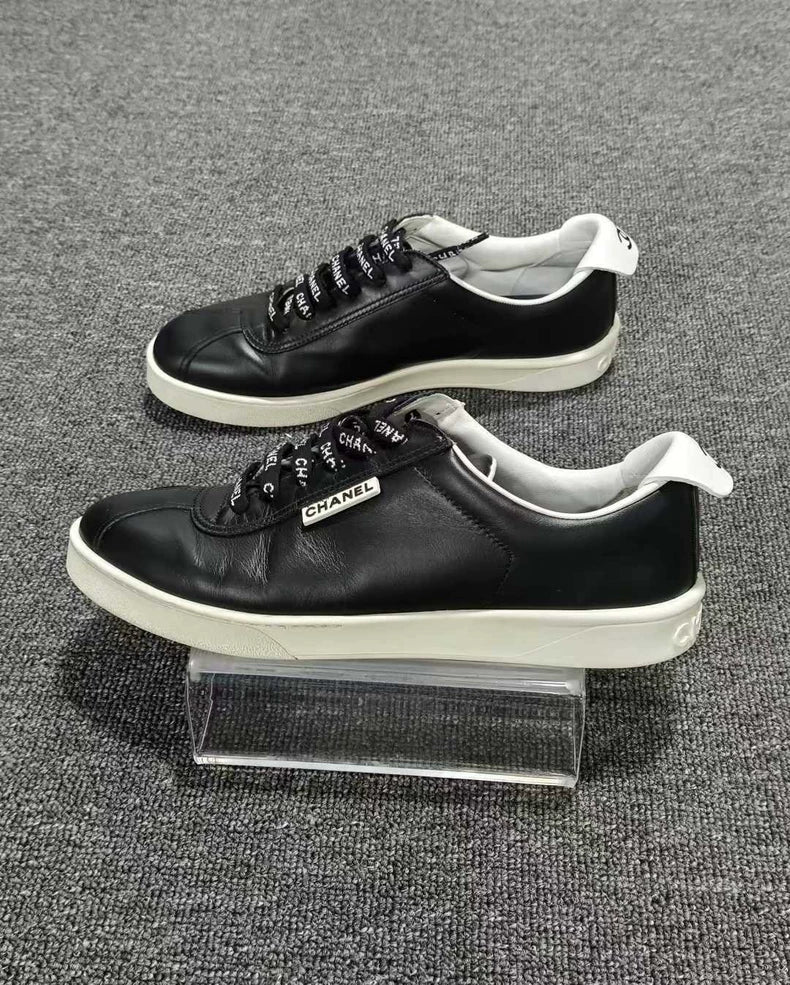 Black Logo Sneakers from Chanel