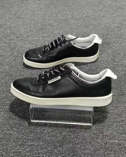 Black Logo Sneakers from Chanel