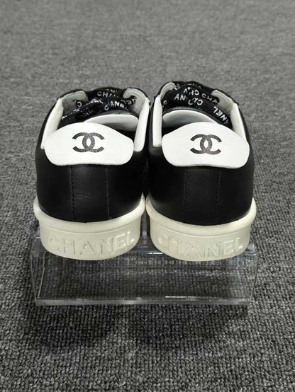 Black Logo Sneakers from Chanel