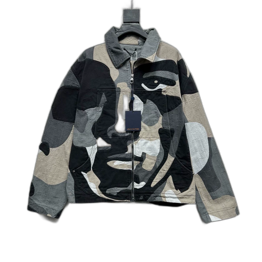 Louis Vuitton Geometric Pattern Denim Jacket