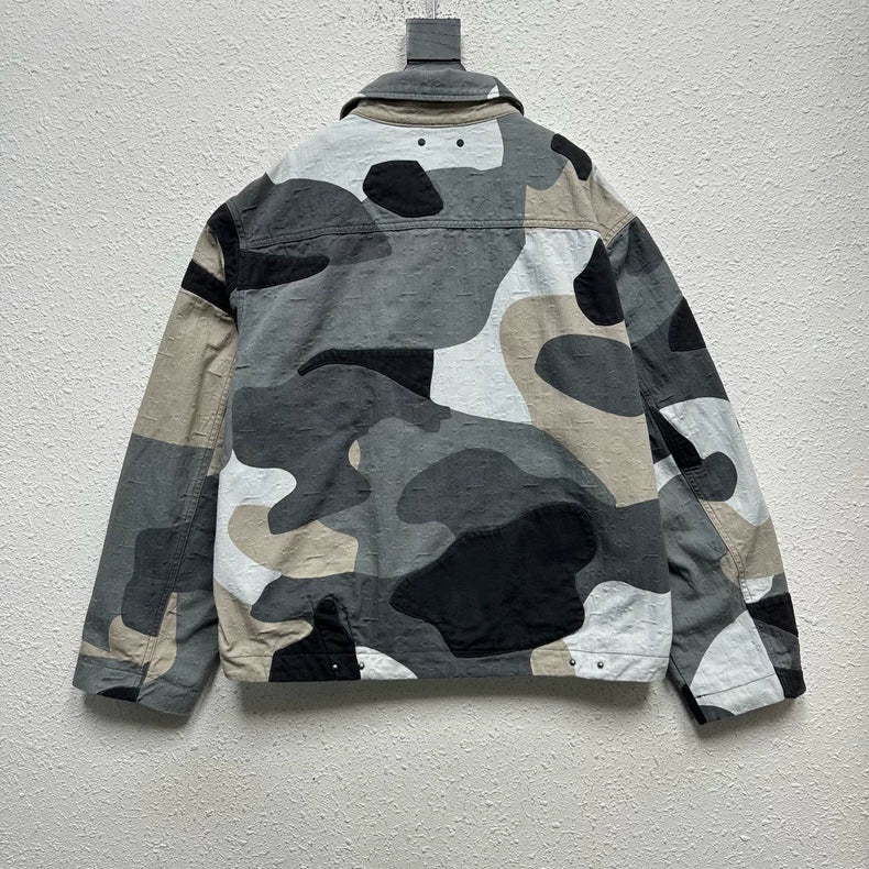 Louis Vuitton Geometric Pattern Denim Jacket