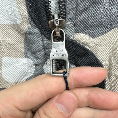 Louis Vuitton Geometric Pattern Denim Jacket