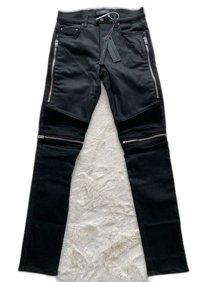 Amiri Black Waxed Denim MX2 Pants