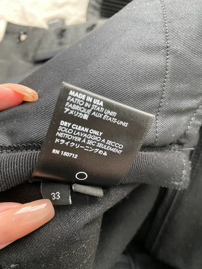 Amiri Black Waxed Denim MX2 Pants