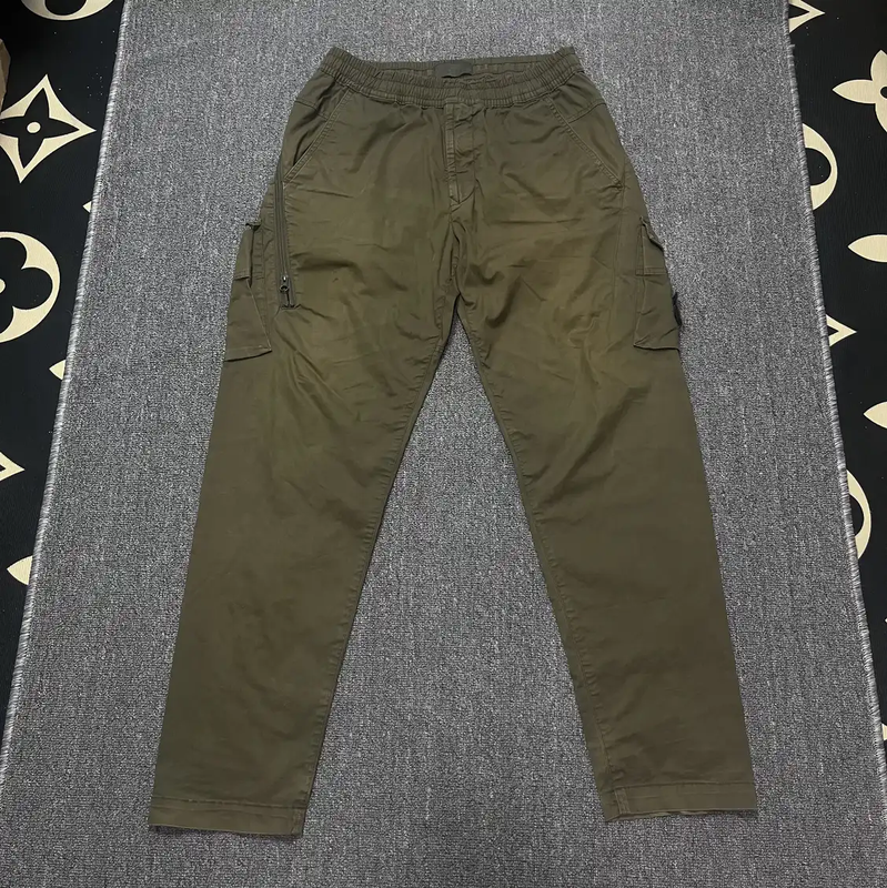 Stone Island Men's Military Green Casual Pants 0089