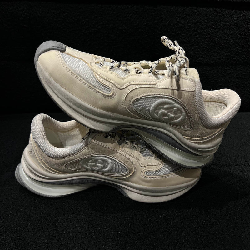 Gucci Run Comfortable Lace-Up Sneakers for Men 0079