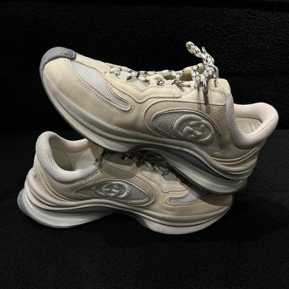 Gucci Run Comfortable Lace-Up Sneakers for Men 0079