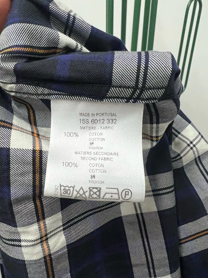 Givenchy Men's Long Sleeve Plaid Shirt 0089