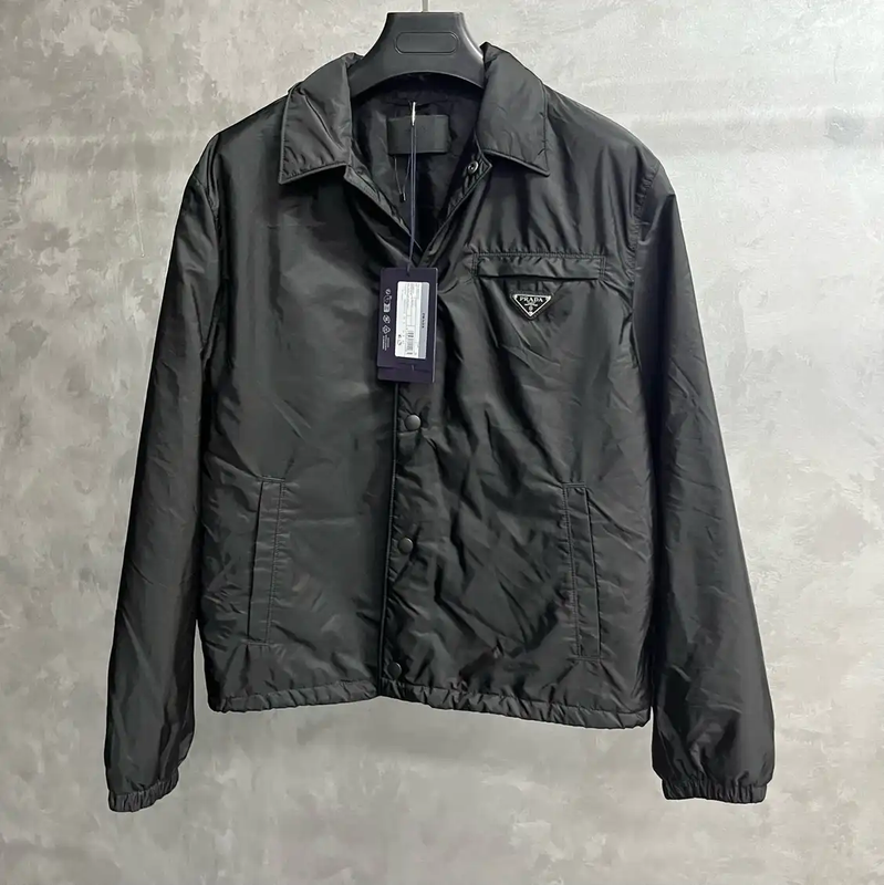 Prada Black Cotton XL Men's Jacket