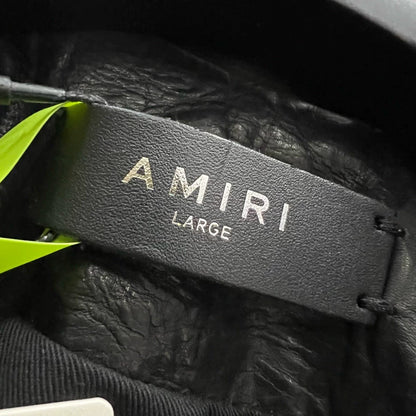Amiri Moto Leather Jacket with Zippers