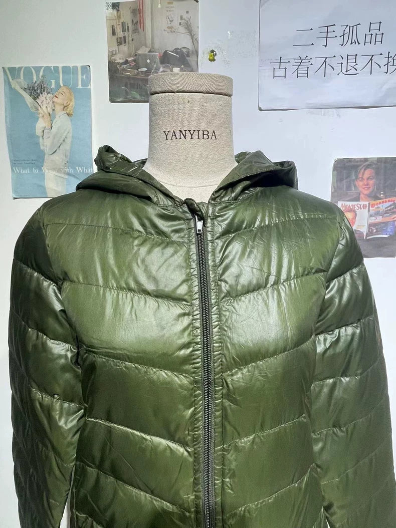 Vintage Dior Long Green Puffer Jacket
