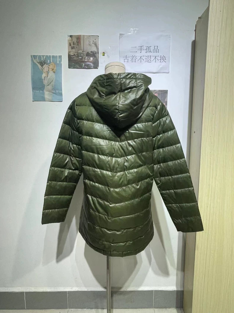 Vintage Dior Long Green Puffer Jacket