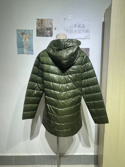 Vintage Dior Long Green Puffer Jacket