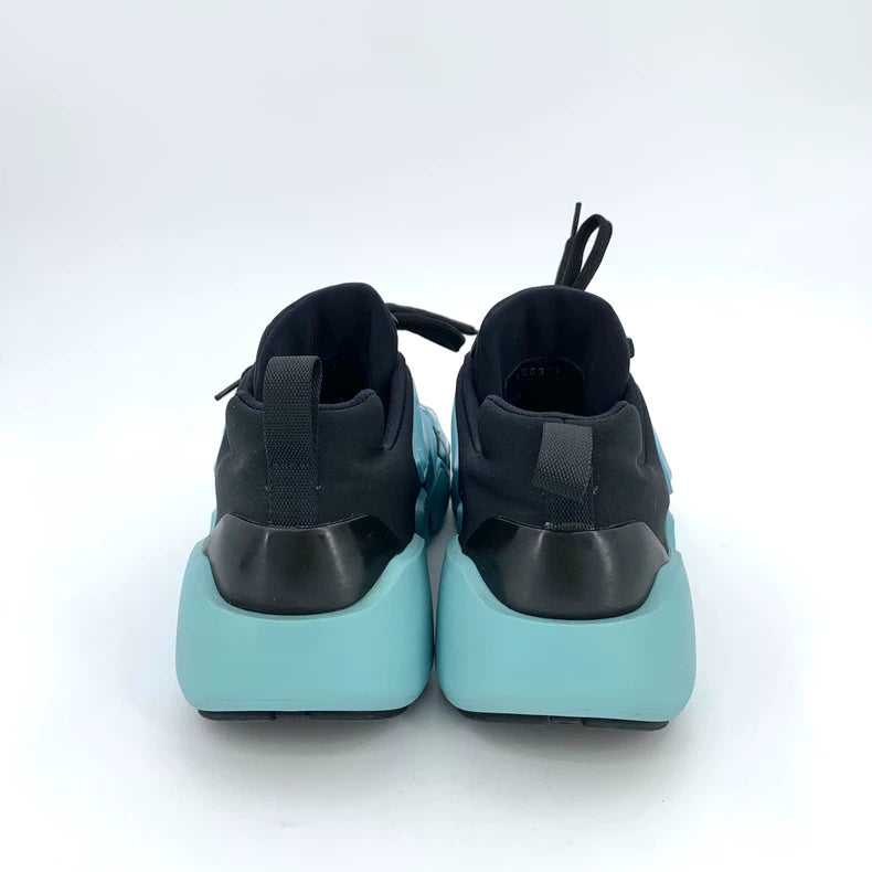 Prada Thick Sole Sport Sneakers in Blue