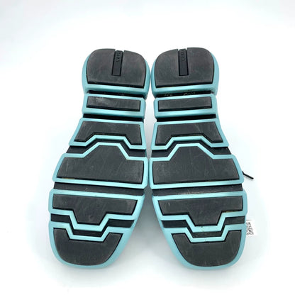 Prada Thick Sole Sport Sneakers in Blue