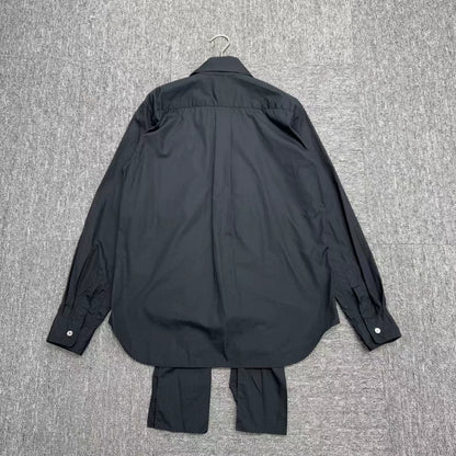 CDG Floral Print Long Sleeve Shirt-zp