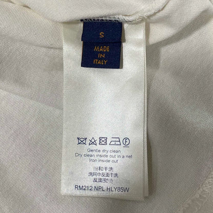 Louis Vuitton Flocked Bullet Screen Logo Short Sleeve-yf