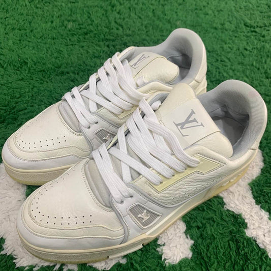 Louis Vuitton Trainer White Sneakers for All 0079