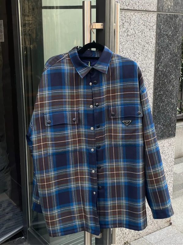 Prada Colorblock Men's Cardigan Sweater