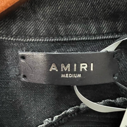 AMIRI Patchwork Zipper Denim Jacket