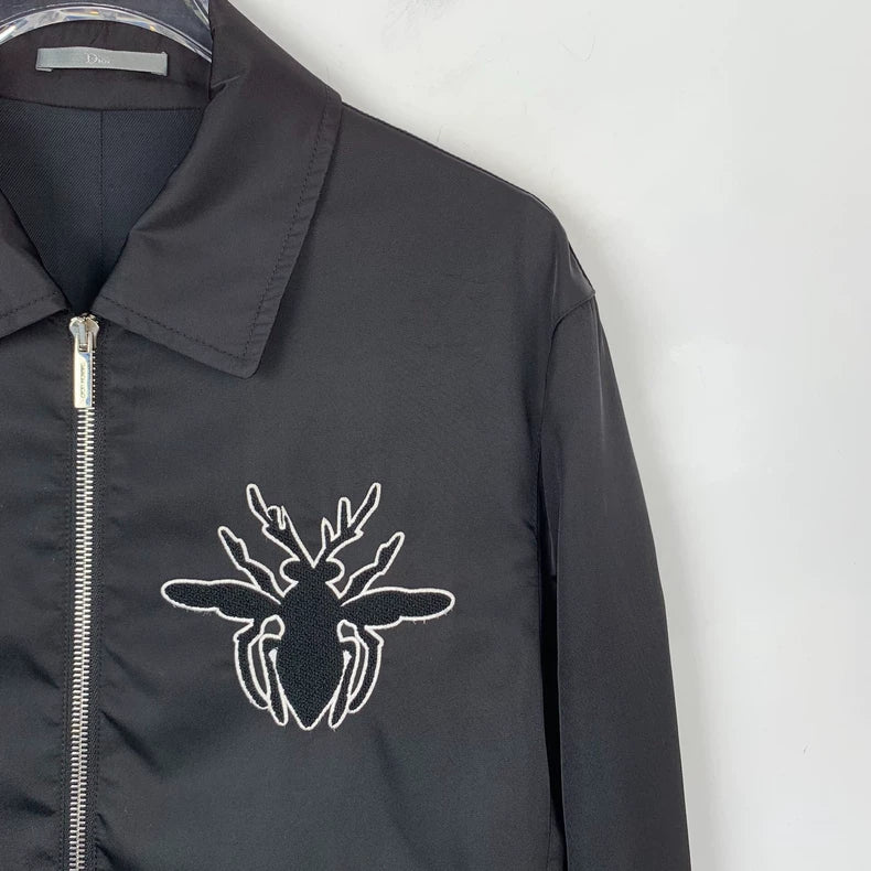 Dior Black Embroidered Zip Jacket