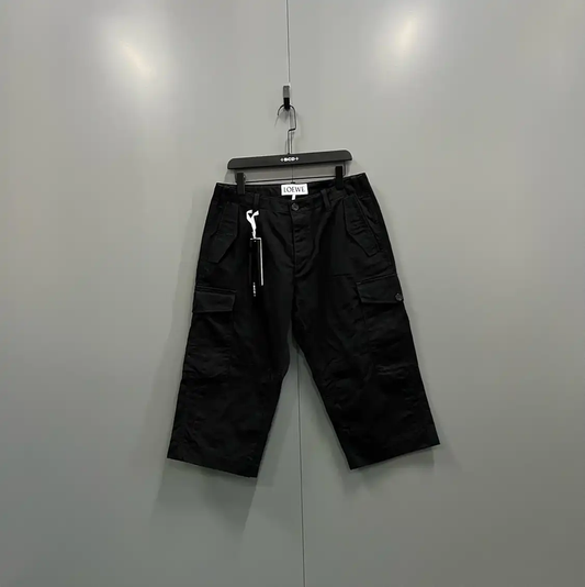 Loewe Summer Black Cotton Men's Shorts 0089