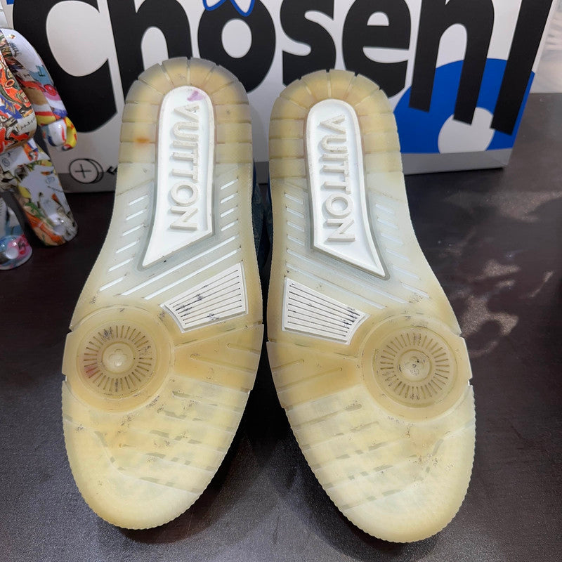 Louis Vuitton Blue Denim Low-Top Trainers for Men 0079